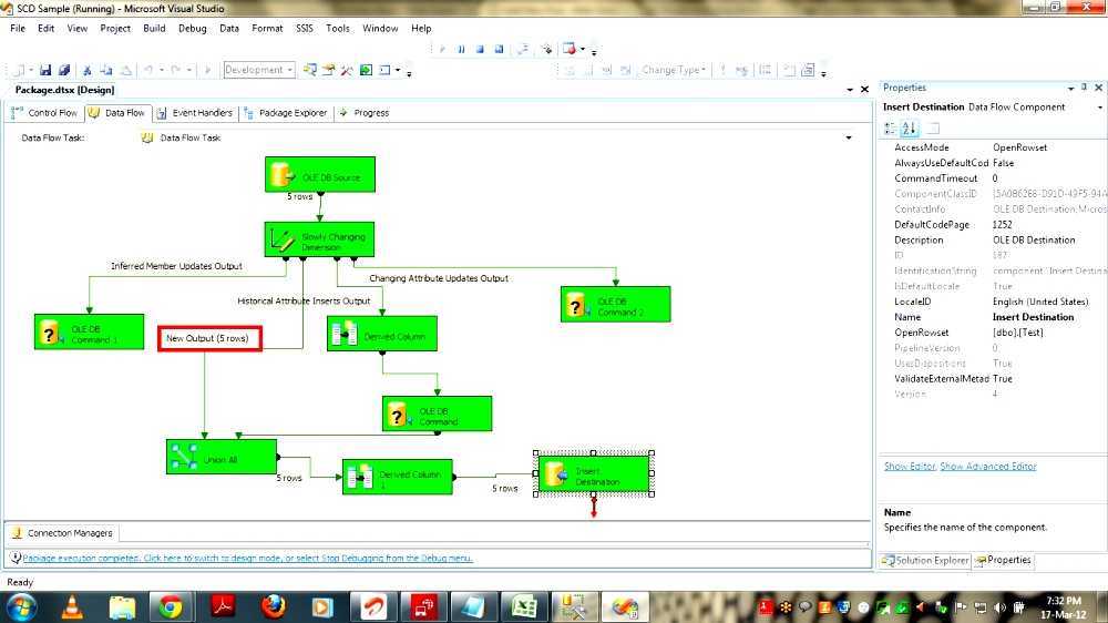 Slowly changing dimension