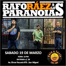Rafo Ráez & Los Paranoias en Café Tecla Bar
