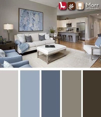 kombinasi warna cat interior rumah minimalis