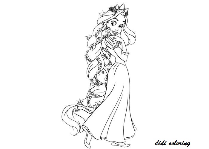 tangled castle coloring pages - photo #25