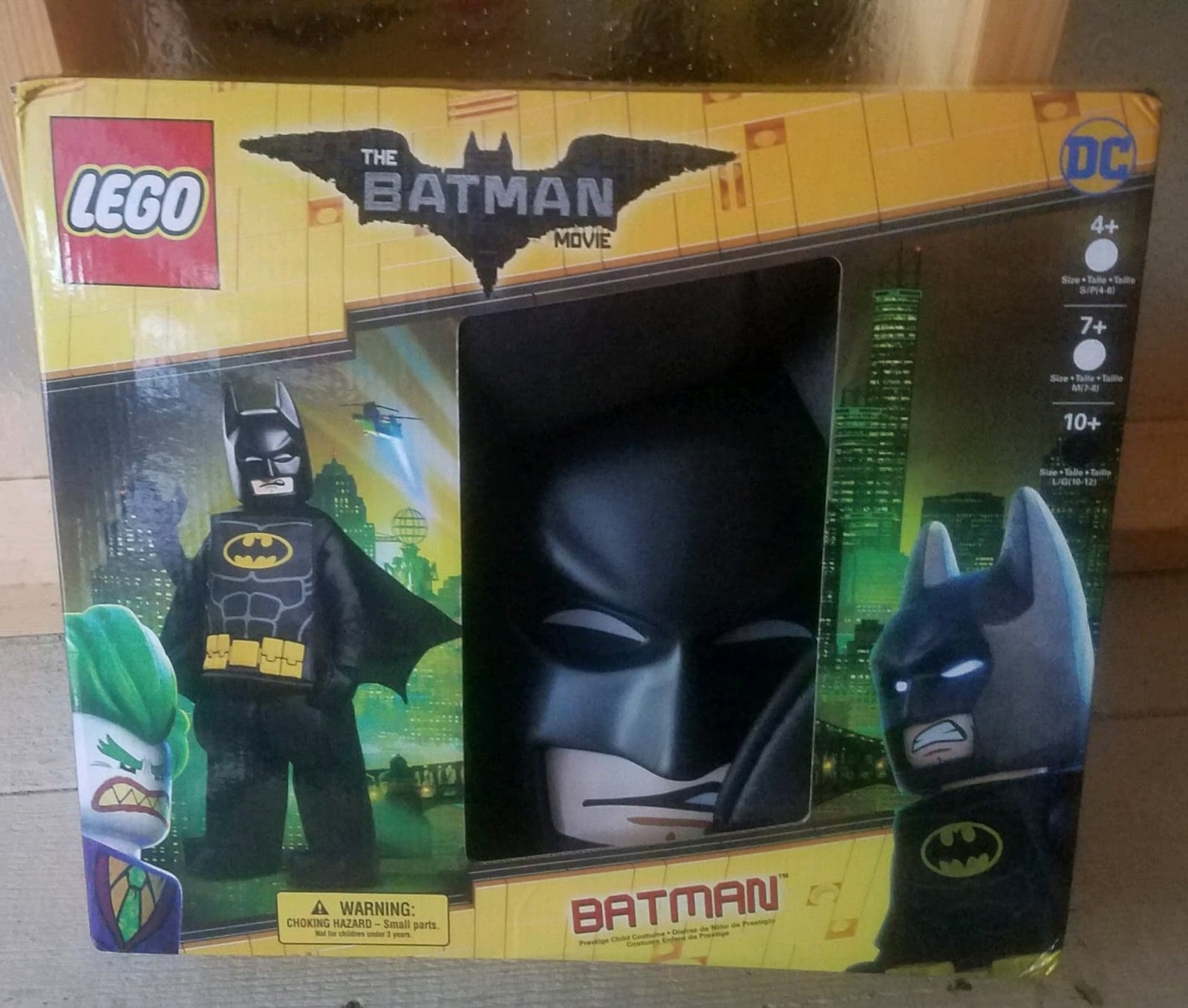 Batman Lego Movie Prestige size L 10/12 DC Universe Boys Costume