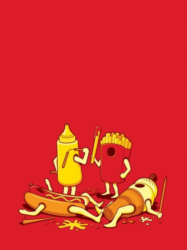 Fast Food Battle  Android Best Wallpaper