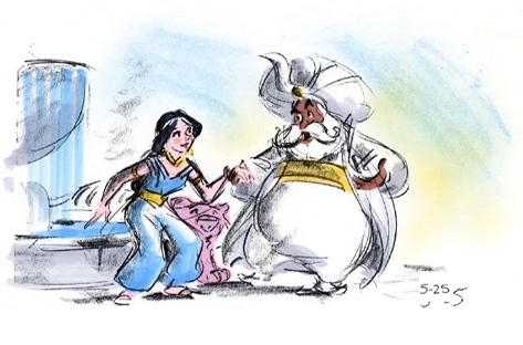 Living Lines Library: Aladdin (1992) - Character Design: Concepts