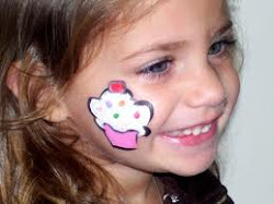 face painting easy cheek designs cupcake children hearts