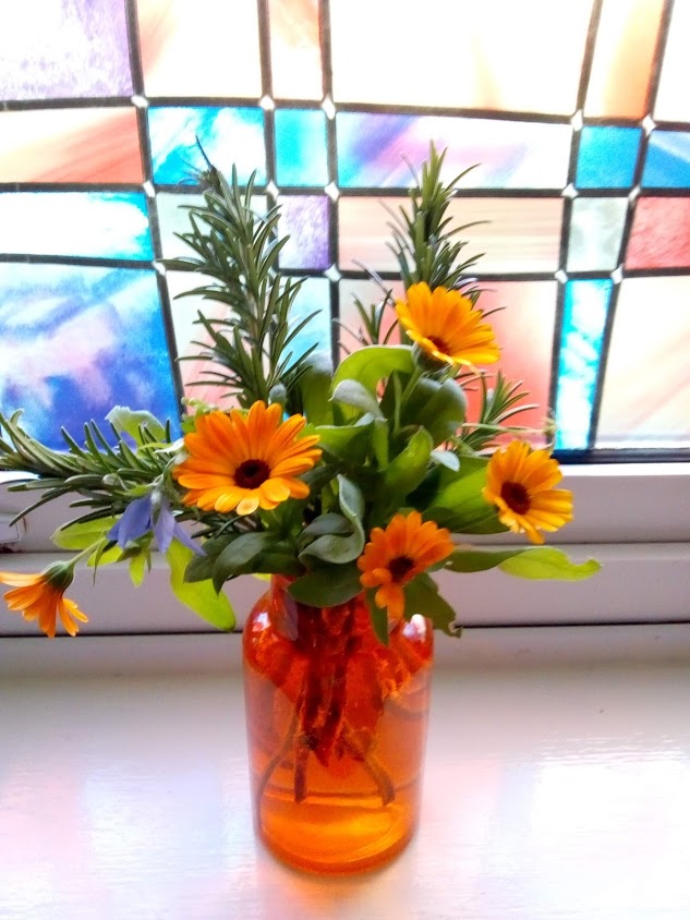 the silverscrapper's craft space In A Vase On Monday Marigolds on