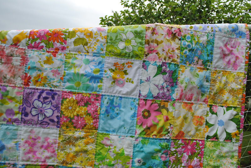 Hideaway Girl CoupleOVintage Sheet Quilts