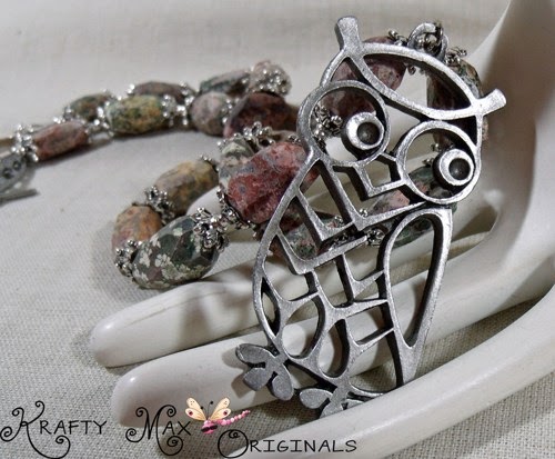 http://www.artfire.com/ext/shop/product_view/KraftyMax/8109049/leorpard_skin_jasper_and_beautiful_owl_necklace_set_/handmade/jewelry/sets/gemstone