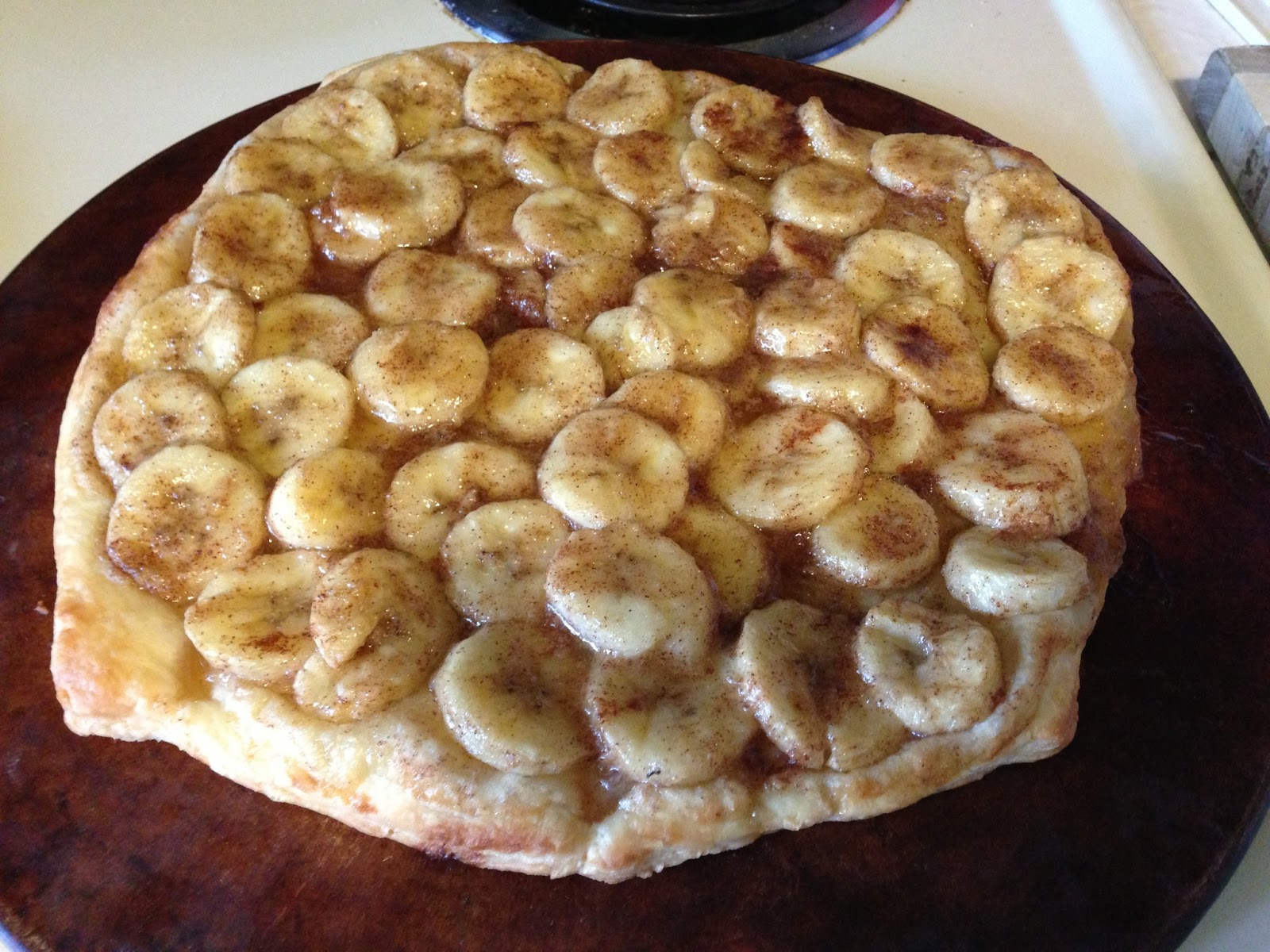 Kismet Kreations: Easy Button: Banana Pastry Tart