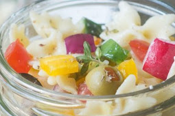 Chopped Israeli Pasta Salad