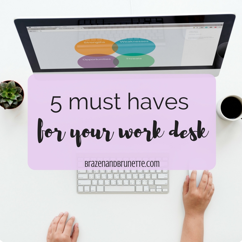 5 Internship Desk Must Haves Brazen and ⚖ law school advice