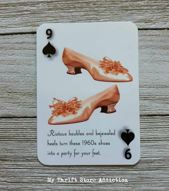 vintage shoe playing cards