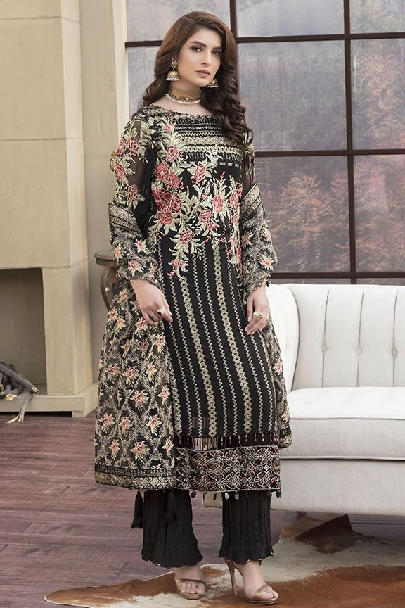 Motifz Chiffon : Embroidered Collection 2019