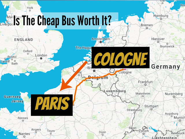 bus ride cologne to paris