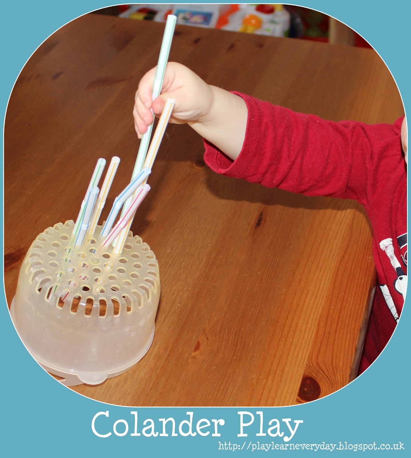 Colander Play Play and Learn Every Day