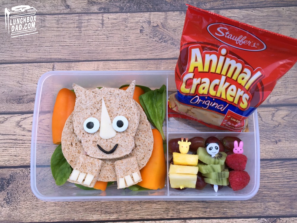 Lunchbox Dad A Baby Rhino Animal School Lunch