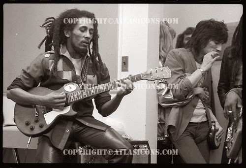 Bob Marley e Ron Wood