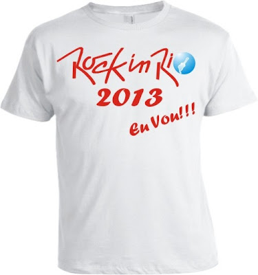 novos modelos camisetas Rock in Rio 2013