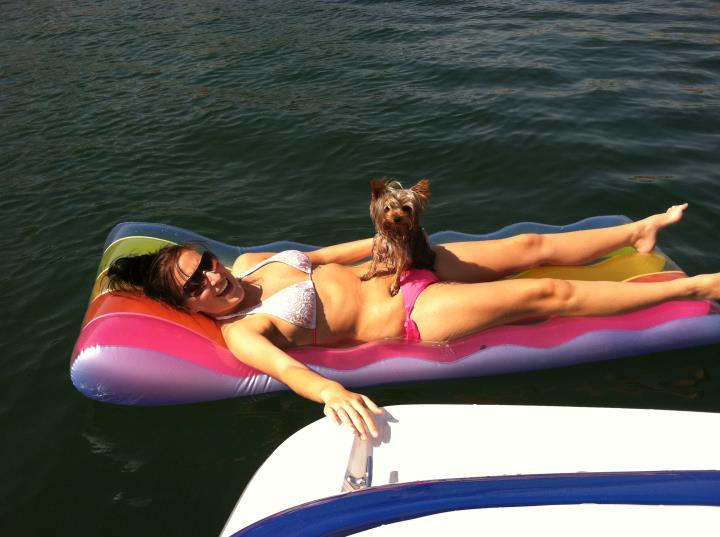 hot mom boating Hot big tits bare