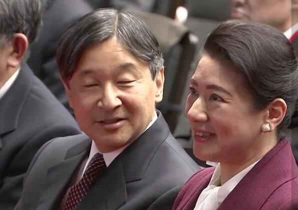 Emperor Naruhito and Empress Masako attended an international symposium on water at National Graduate Institute for Policy Studies