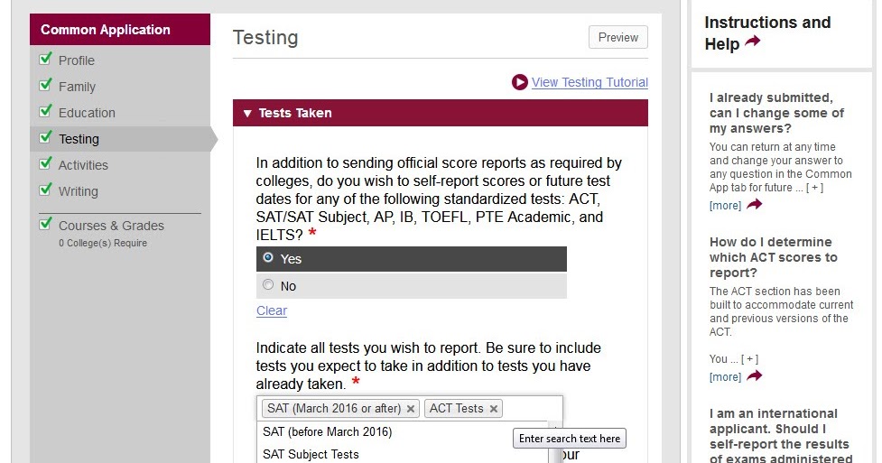 Notes From Peabody The UVA Application Process How Self Reporting 