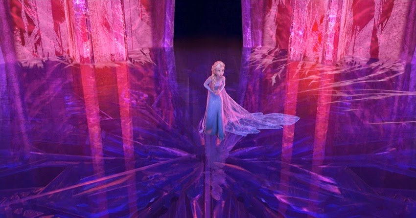 elsa in castle