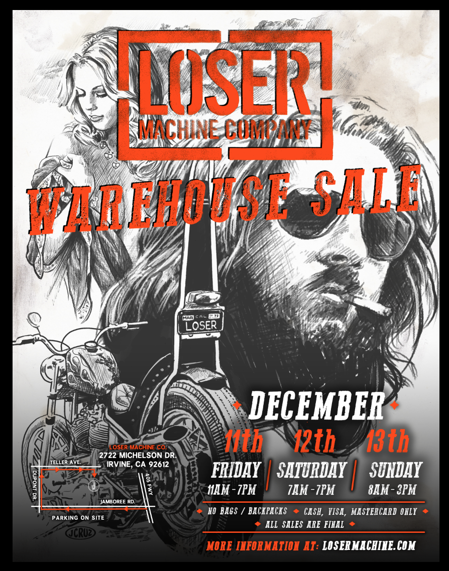 ChopCult: Loser Machine Co. Warehouse Sale - December 11-13