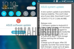 Update Android Oreo 8.0 Zenfone 3 ZE5+20KL/ZE5+5+2KL Sudah Tersedia