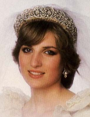 queen elizabeth wedding tiara. princess diana wedding tiara.