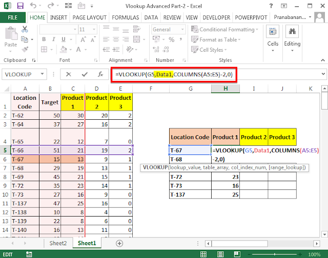 advanced vlookup in excel 2016