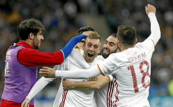 España vence a una gran Francia (0-2)