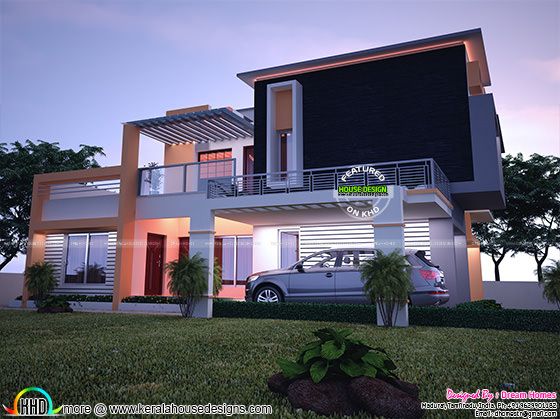 Contemporary model India house plan