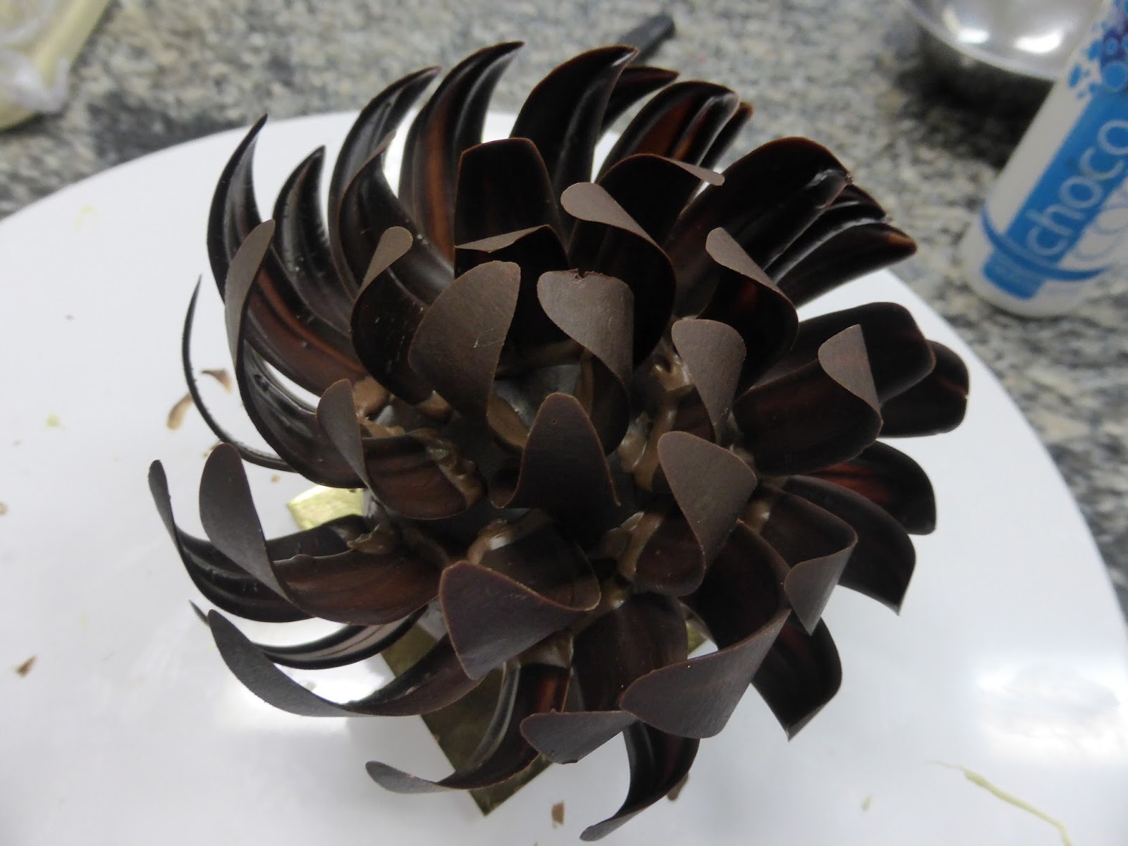 Natalie in Melbourne Chocolate flowers