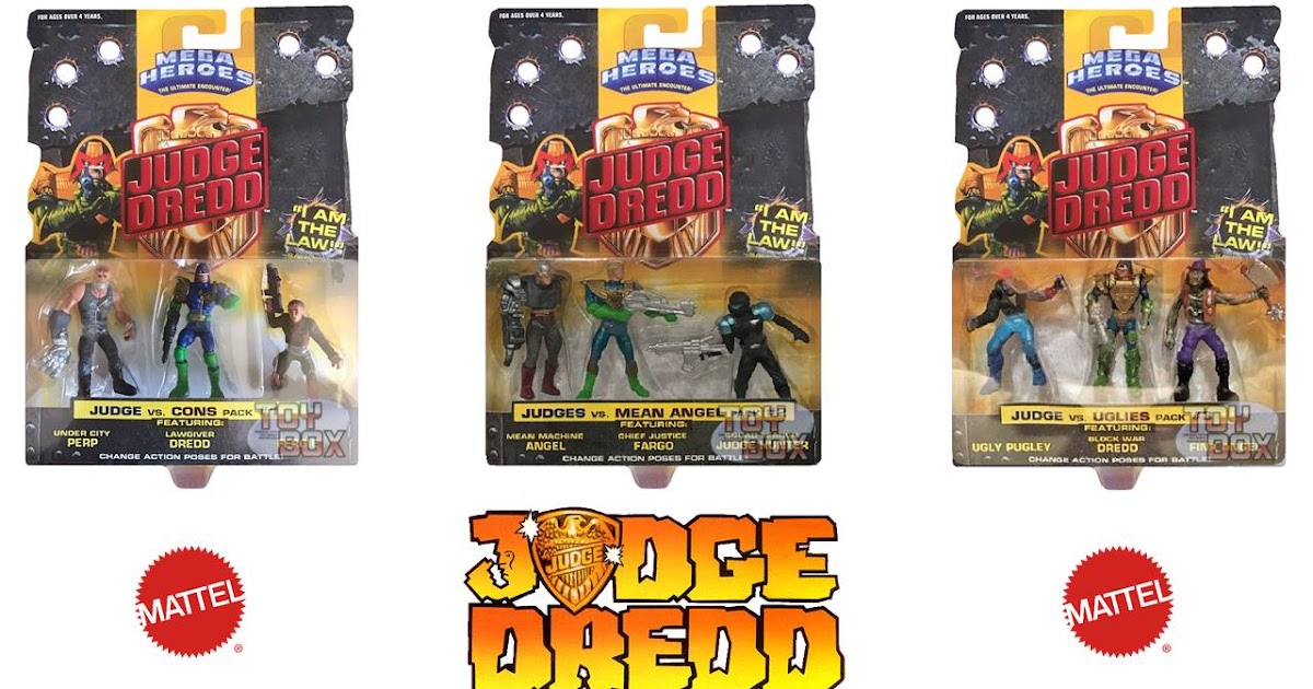 The Toy Box Mega Heroes Judge Dredd (Mattel)
