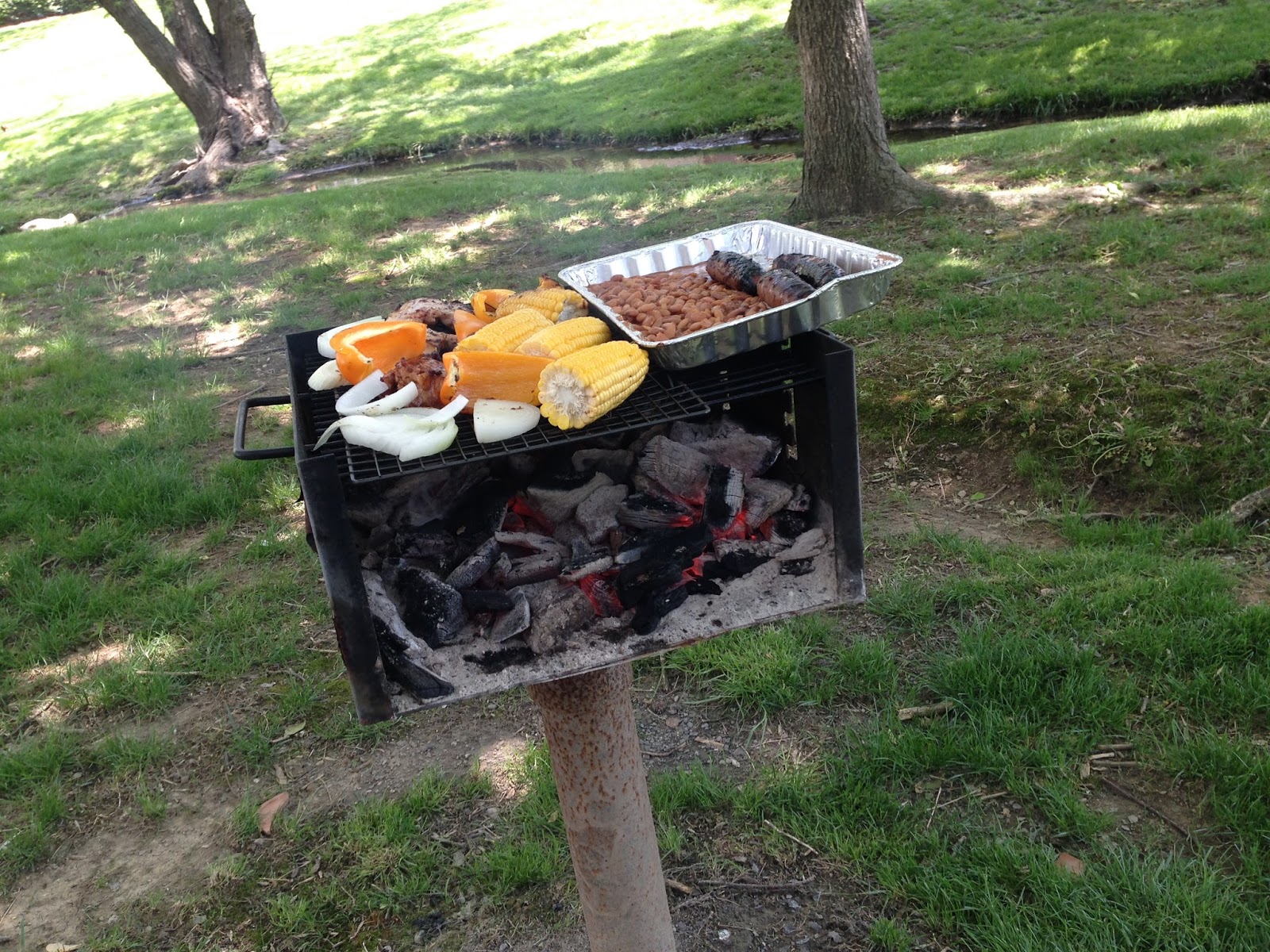 これで身も心もアメリカ人 アメリカ式bbqをアパートの庭で試した アメリカで日本人が料理と生活と旅をするブログ