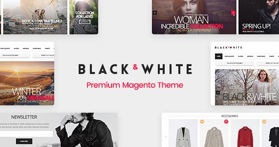 Black&White - Responsive Magento 2.2.x and Magento 1 Theme