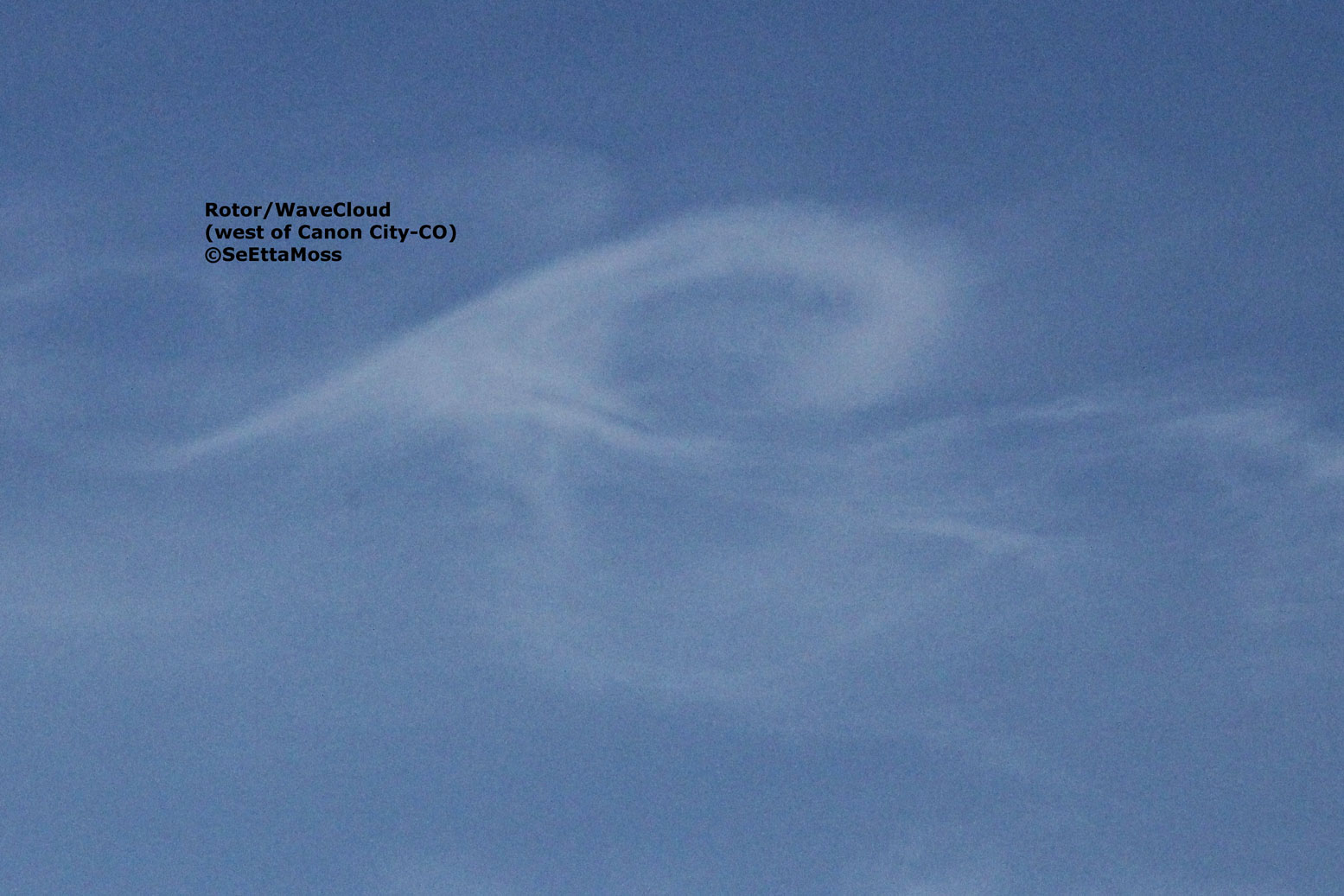 A few more pics of rotor/wave clouds west of Canon City, CO