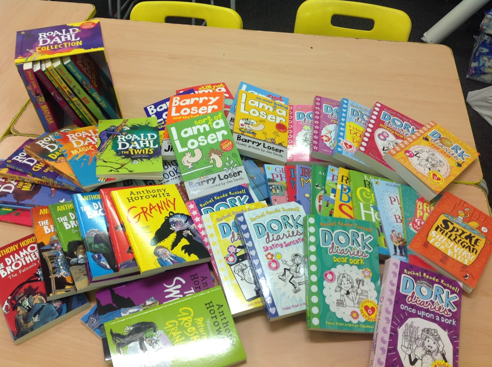 Suttons Primary School Reading road New books for year 4!