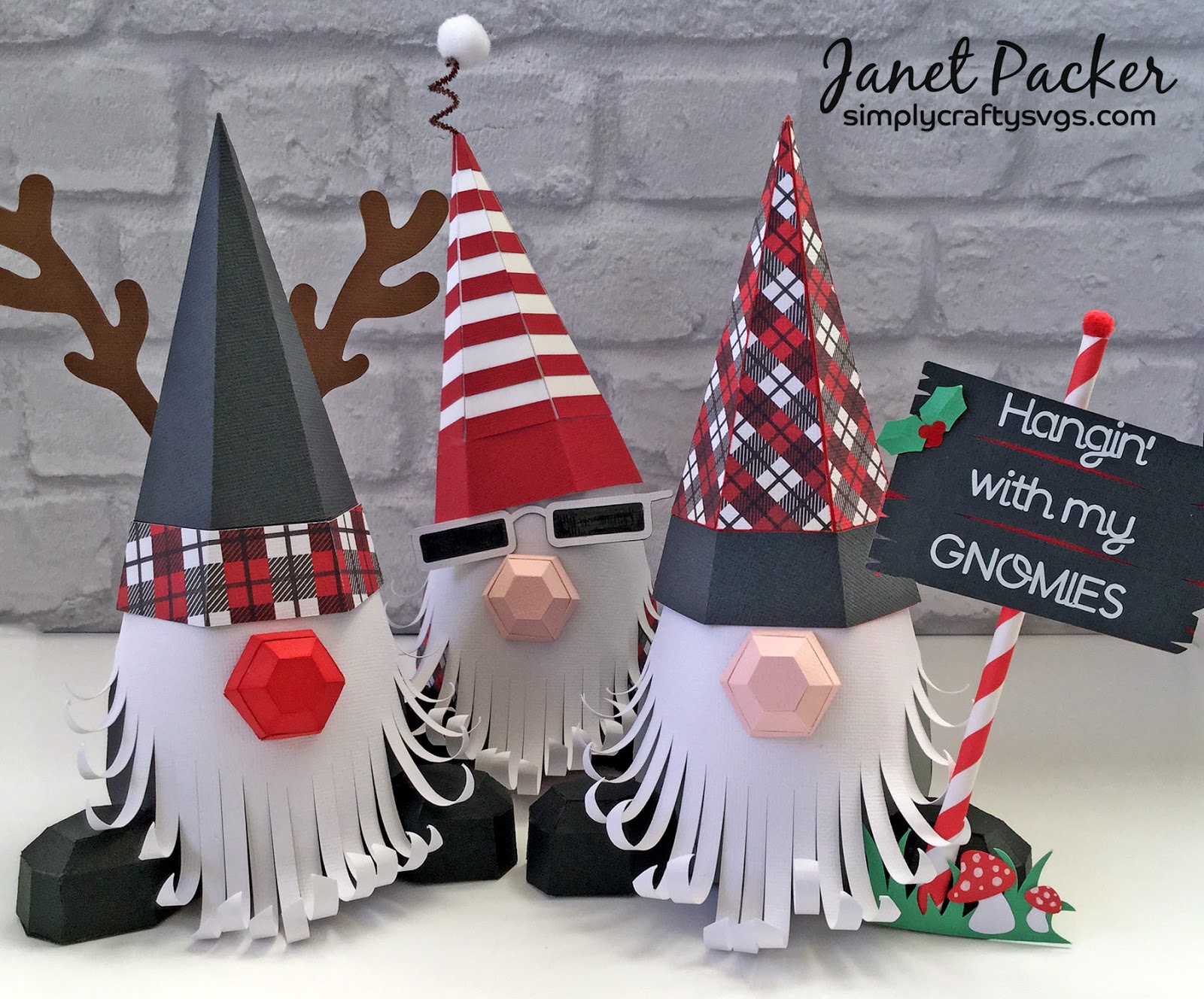 Download Crafting Quine 8 Ways And More To Customise Your Christmas Gnomes The Gnome Svg From Simply Crafty Svgs PSD Mockup Templates