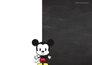 Mickey Vintage Bebé: Invitaciones para Imprimir Gratis. Mickey Vintage Bebé: Invitaciones para Imprimir Gratis.