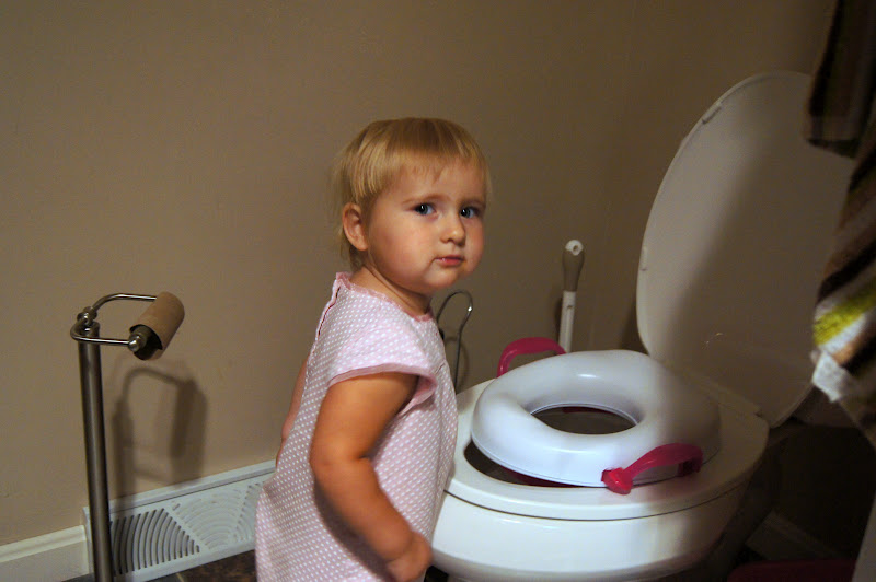 Powell's Pound: first poop on the potty