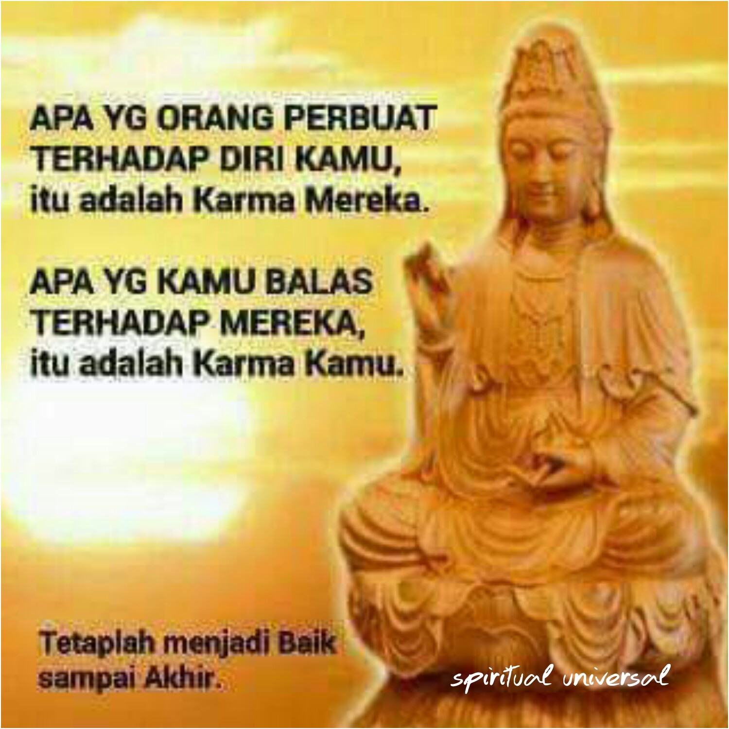 Orang Jahat Kaya, Orang Baik Menderita Spiritual