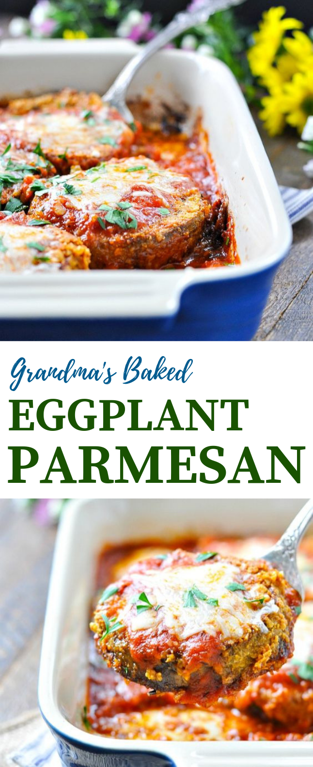 GRANDMA’S BAKED EGGPLANT PARMESAN #Parmesan #Vegetarian GRANDMA’S BAKED EGGPLANT PARMESAN #Parmesan #Vegetarian