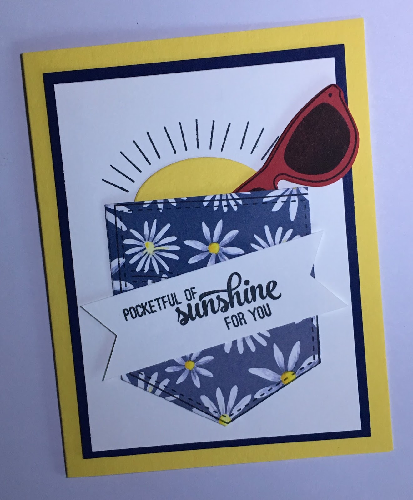 Cathy's Craft Room Pocketful of Sunshine Card (June 17 Open House Make