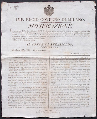 Regio governo di Milano - 5 notificazioni - documenti antichi Regio governo di Milano - 5 notificazioni - documenti antichi - collezionismo - annunci