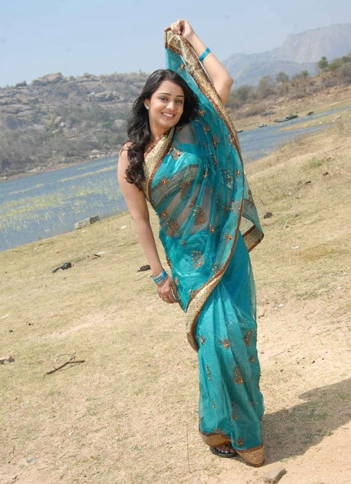 nikitha in saree hot images