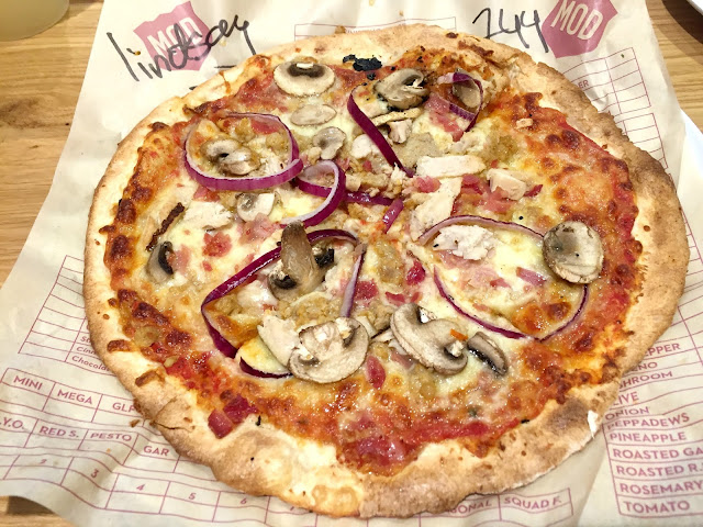 Create your own pizza at MOD Metrocentre