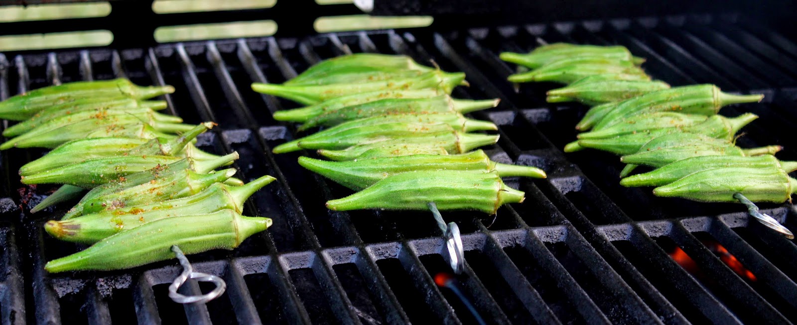 Grilled Okra