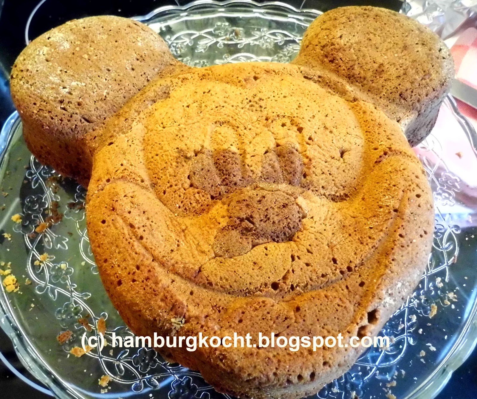 Hamburg kocht! Marmorkuchen, maskiert oder "Oh, Kuchen mit Kunst!"