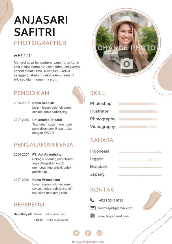contoh-cv-lamaran-kerja-unik-2-curriculum-vitae Contoh CV Lamaran Kerja Unik 2 Curriculum Vitae