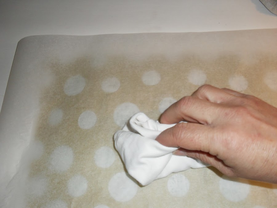 Plato decorado con decoupage